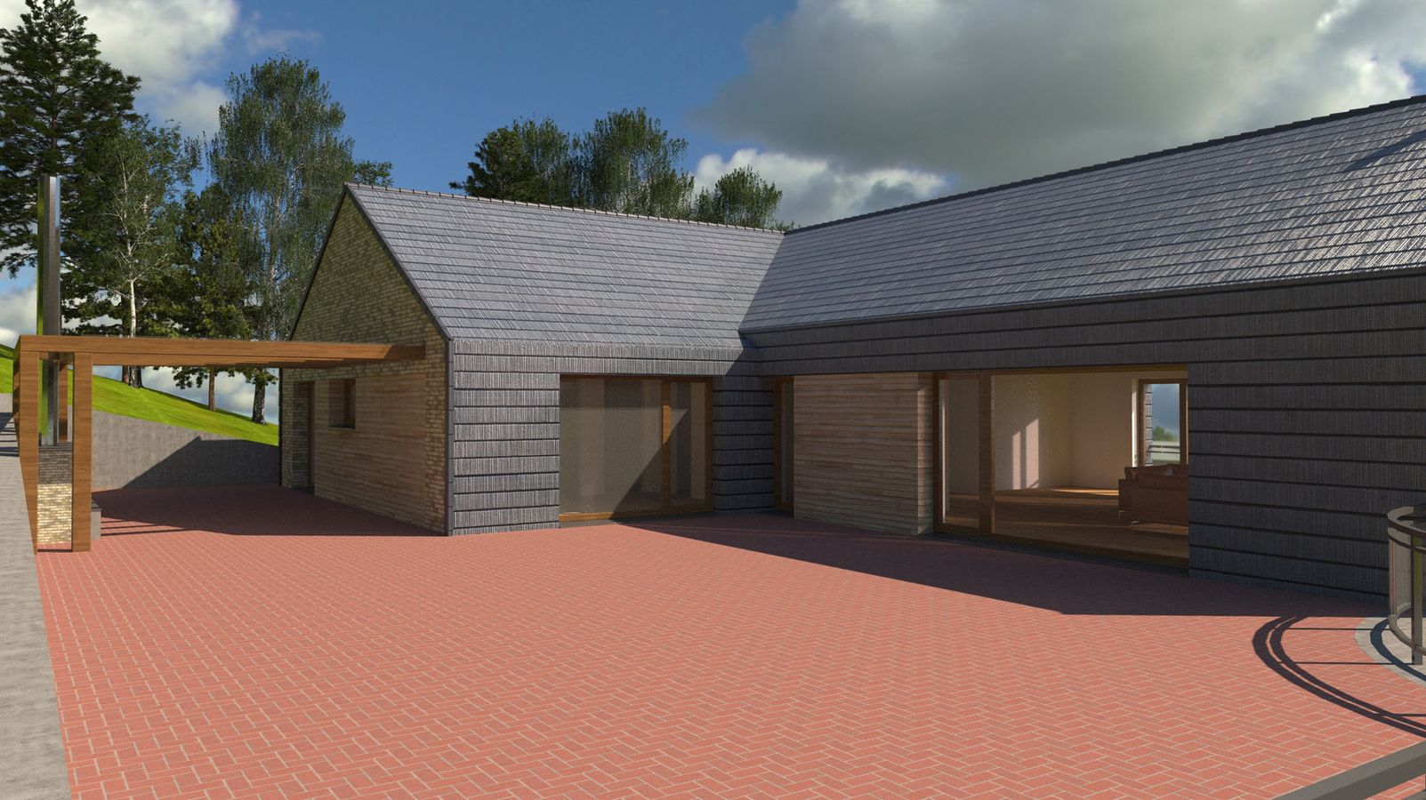 the image of the Residential house in Vilnius project