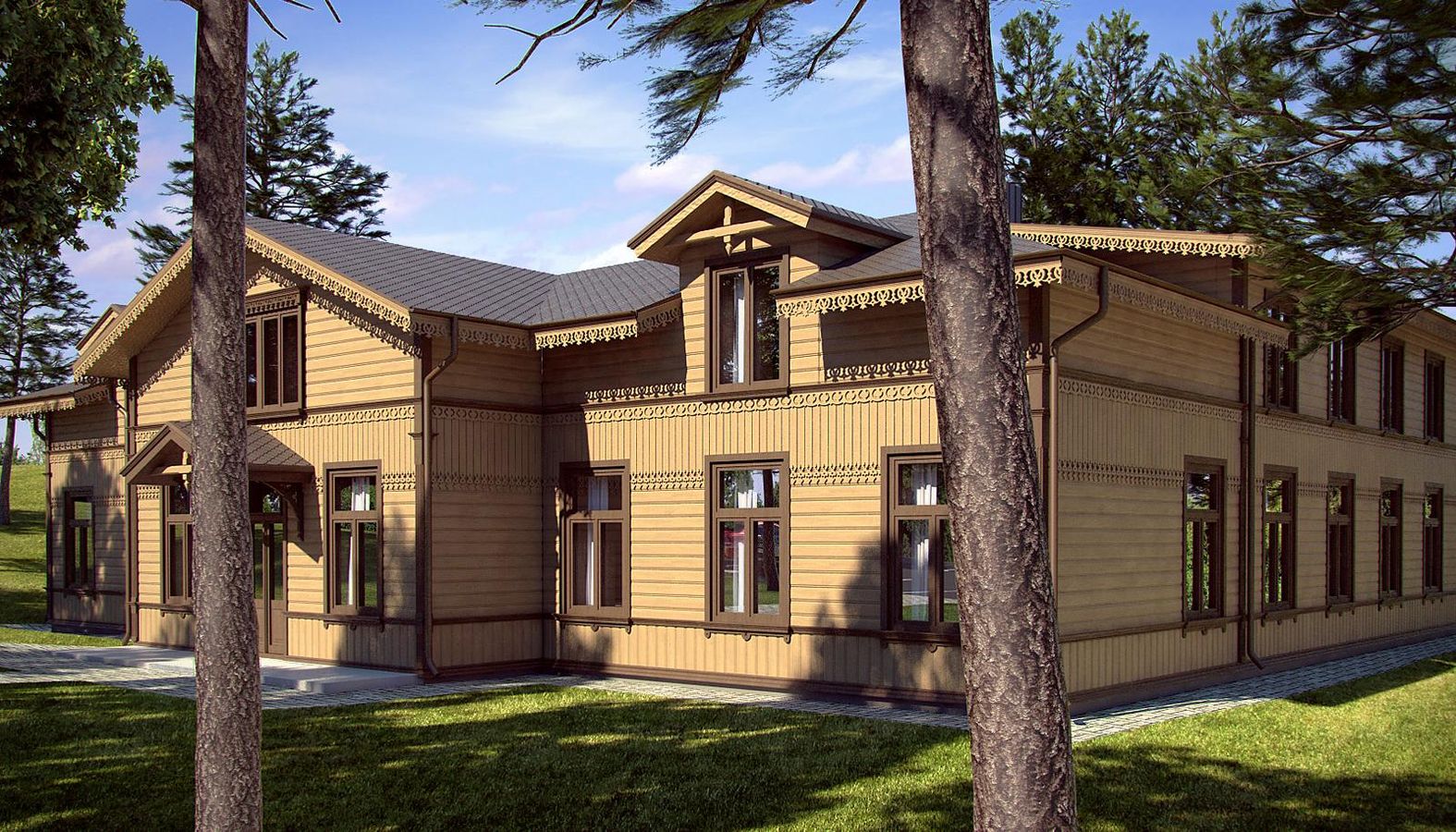 the image of the 21-unit Apartment Residential Building project