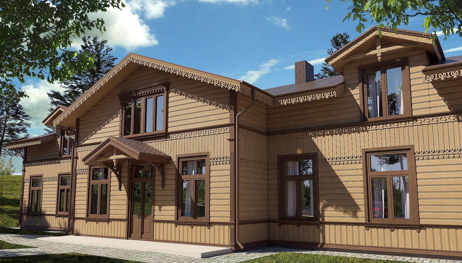 the image of the 21-unit Apartment Residential Building project