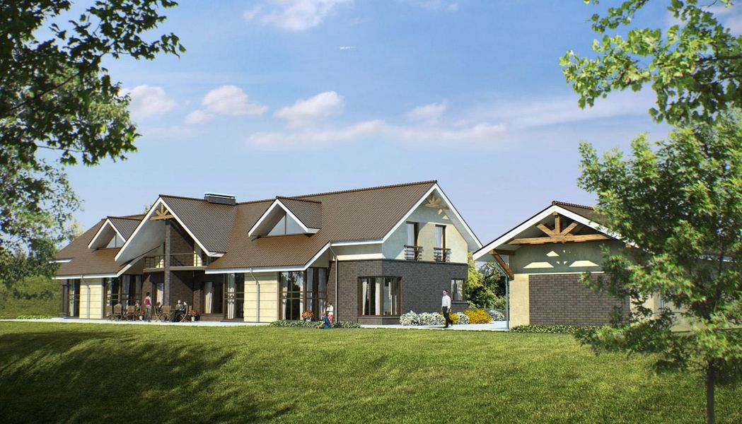 the image of the Dvibutis Gyvenamasis Namas project