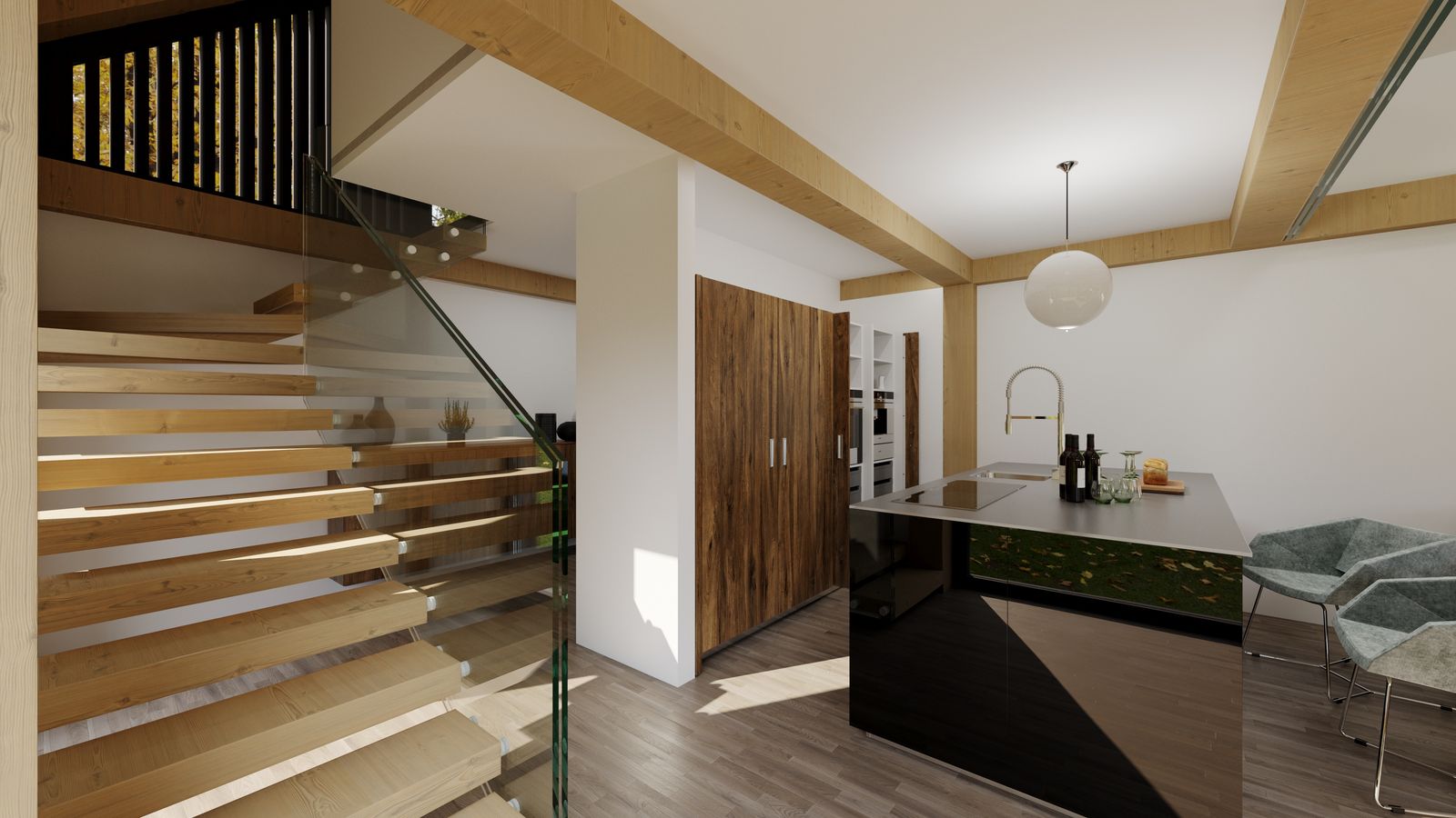 the image of the Private interior in Vilnius project