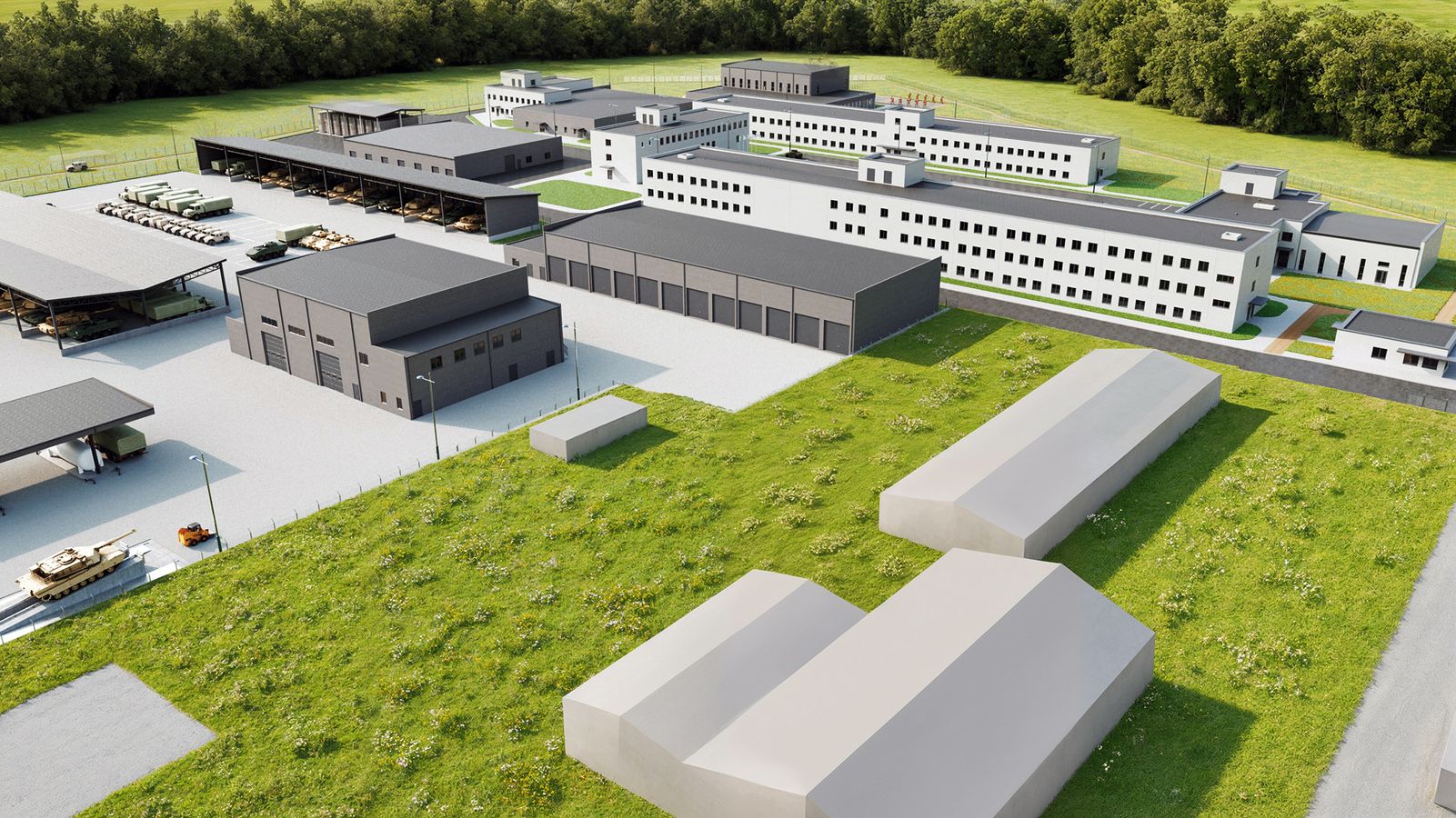 the image of the Pajūrio karinis miestelis project