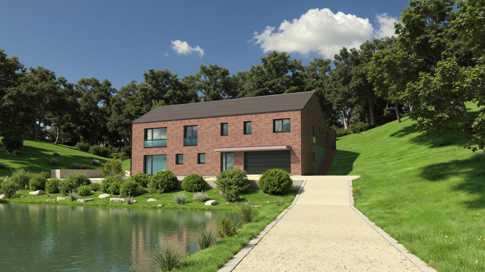 the image of the Residential house in Vilnius project
