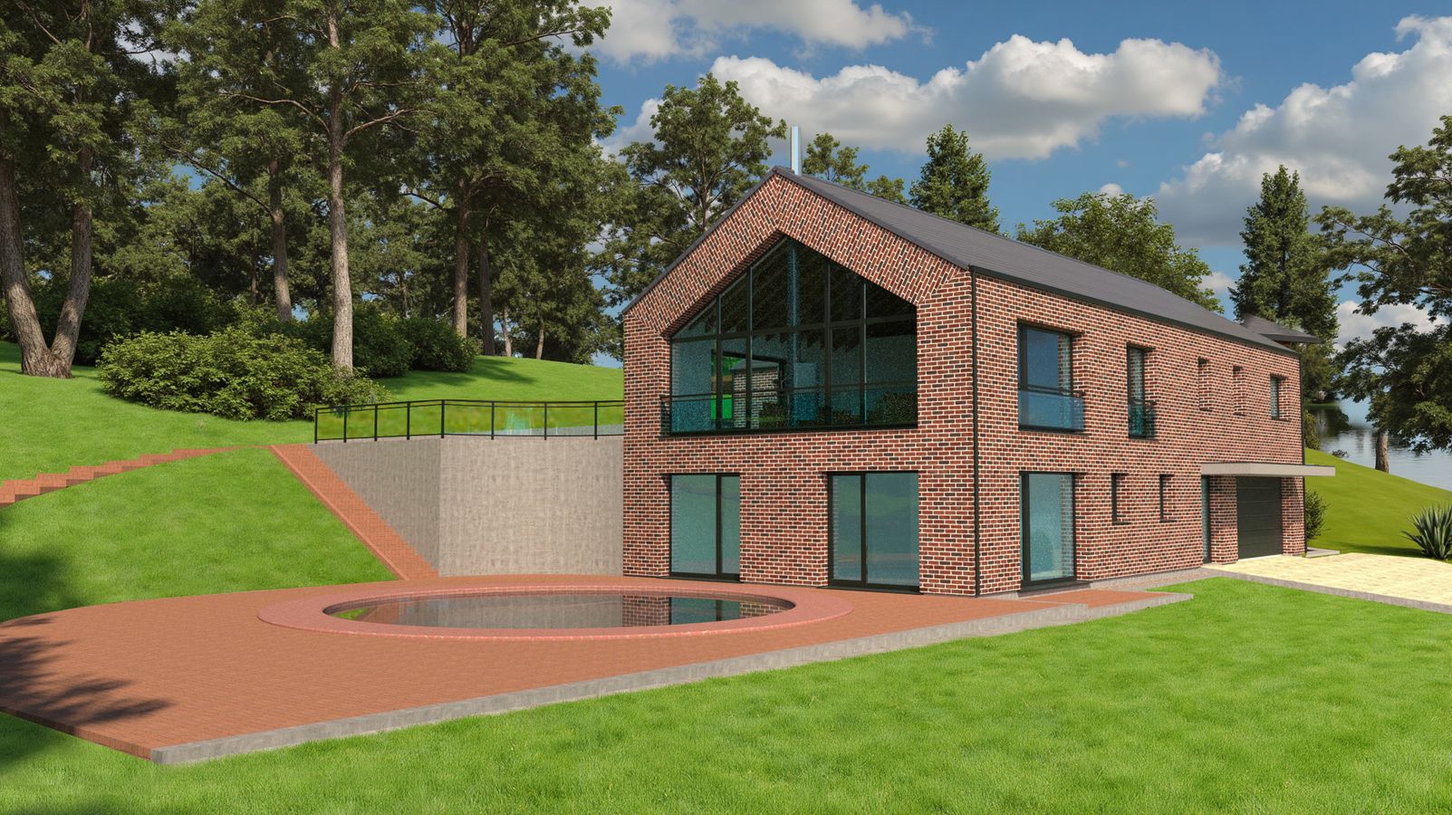 the image of the Residential house in Vilnius project
