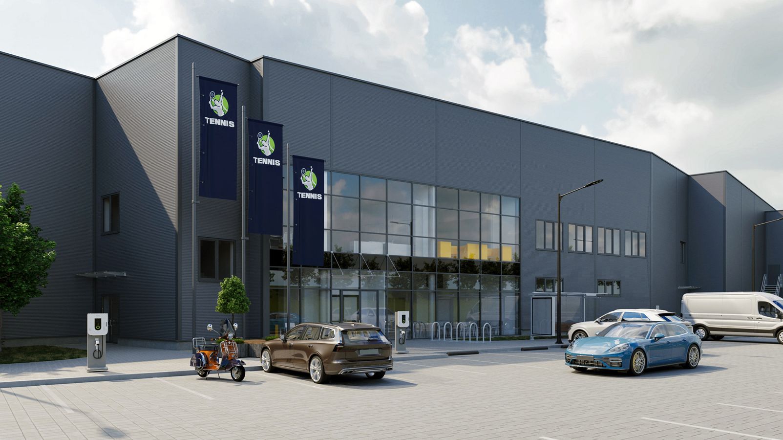 the image of the Teniso kortai ir baseinas project